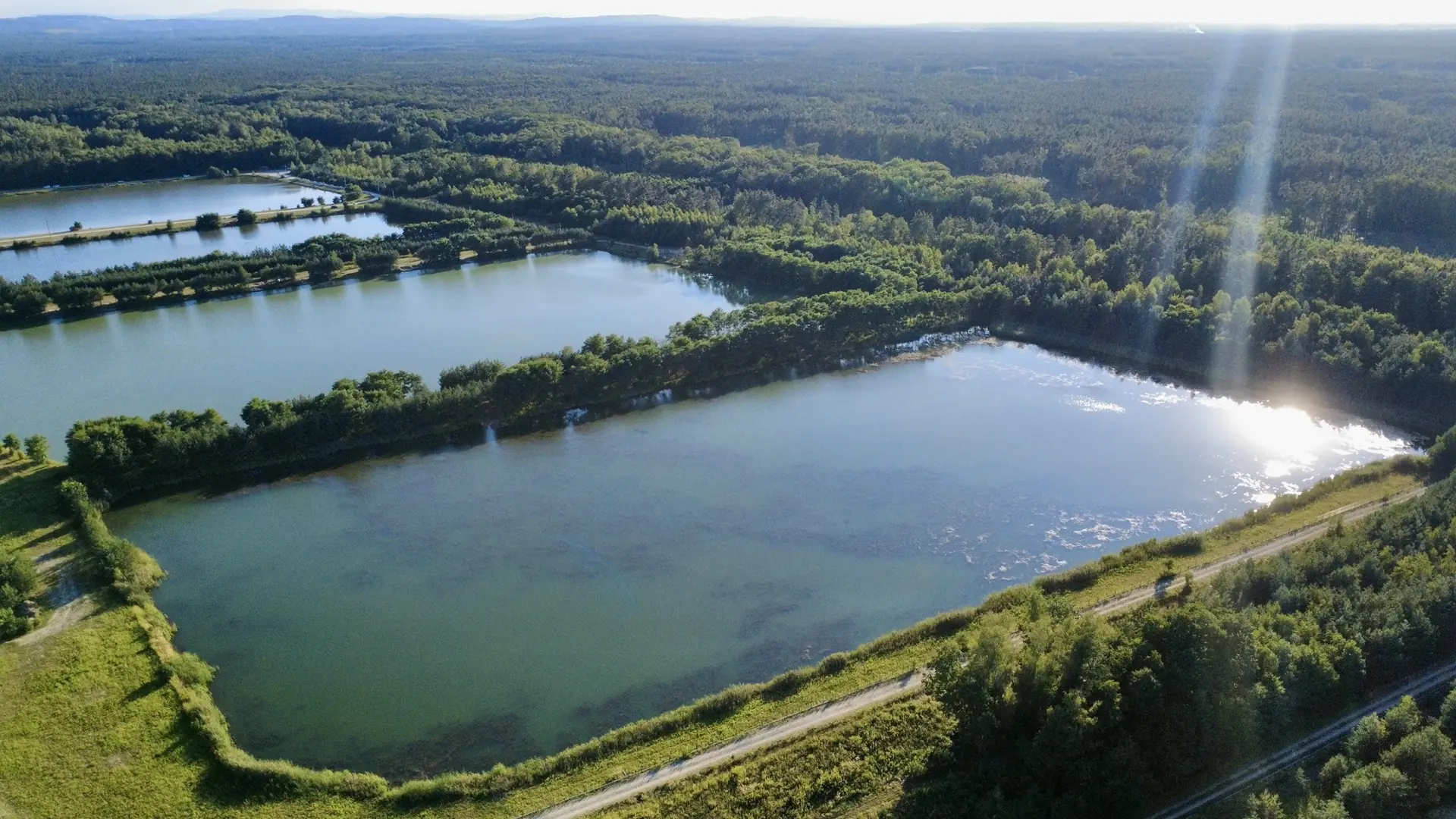 Staw Szczupakowy z lotu ptaka